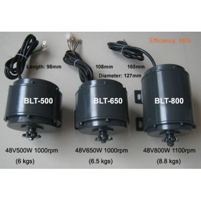 Trakční motor BLT-800 48V/800W
